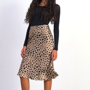 ❌ SOLD Réalisation "The Naomi" Wild Things Silk Skirt | S